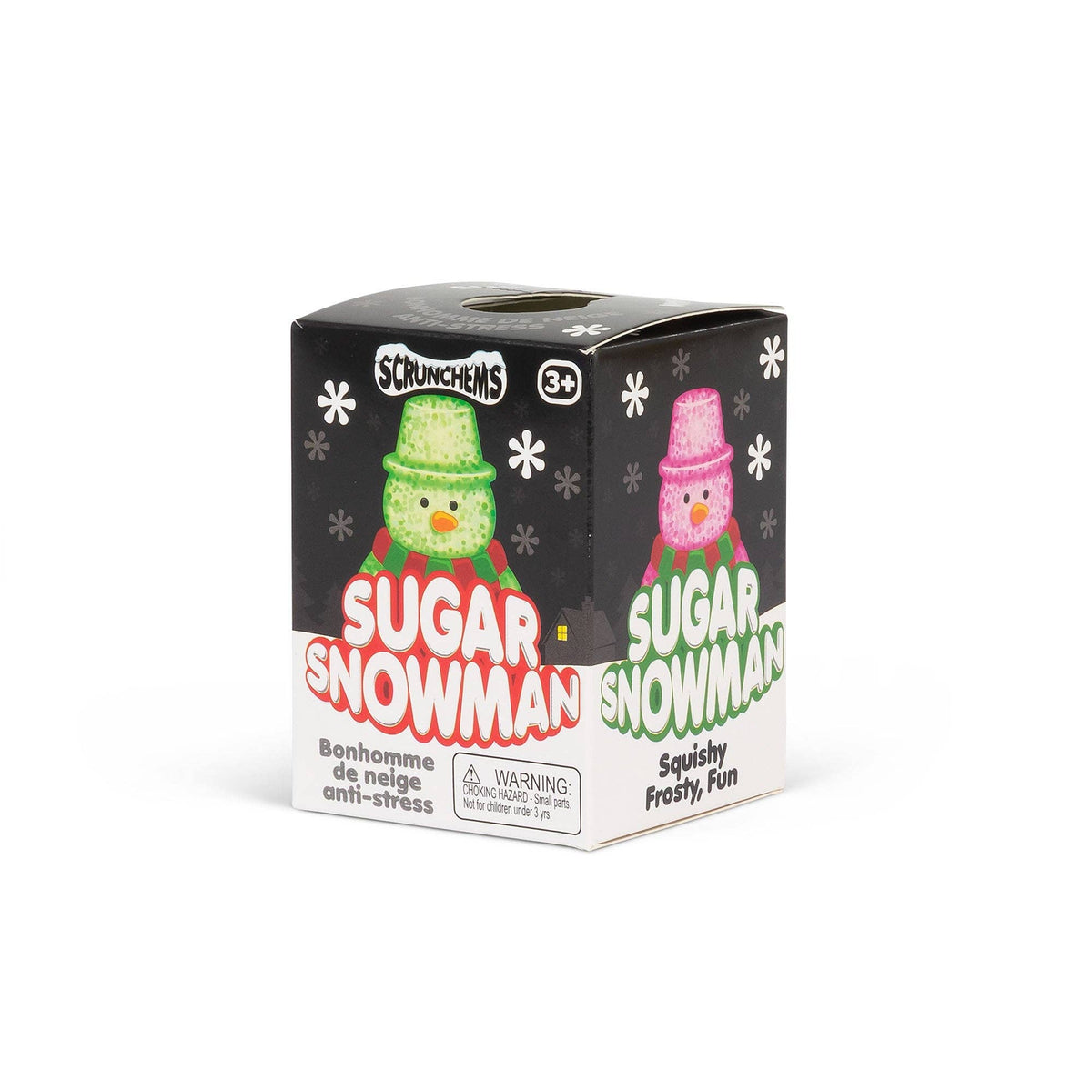Scrunchems Sugar Snowman Squishy Fidget Toy (1pc) Color Ships Assorted
