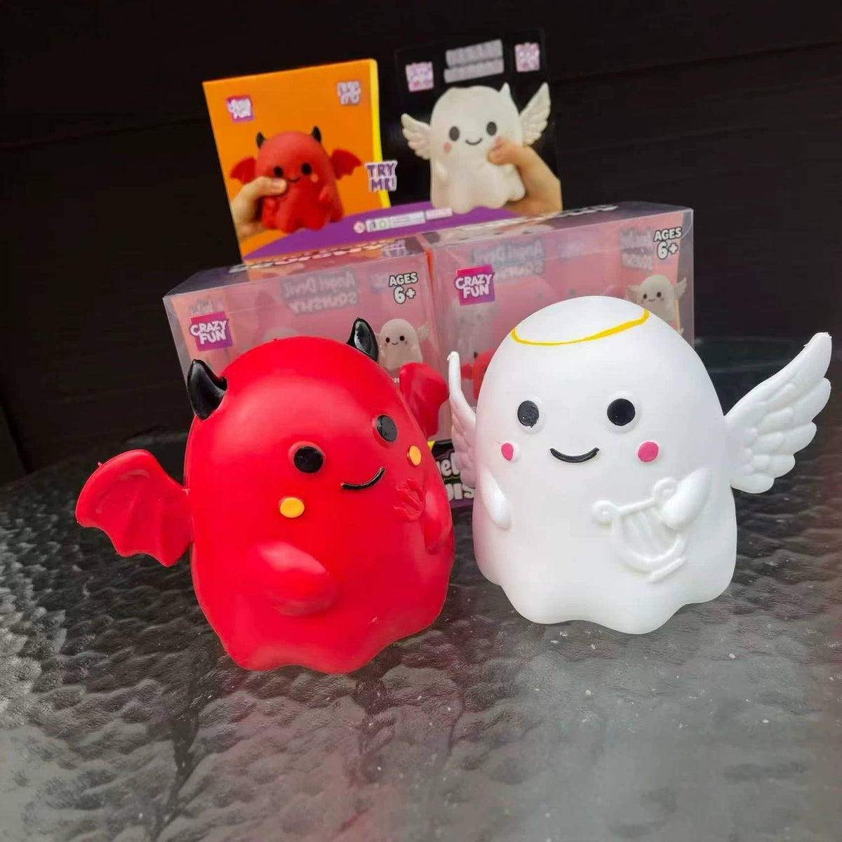 Angel or Devil Halloween Squish