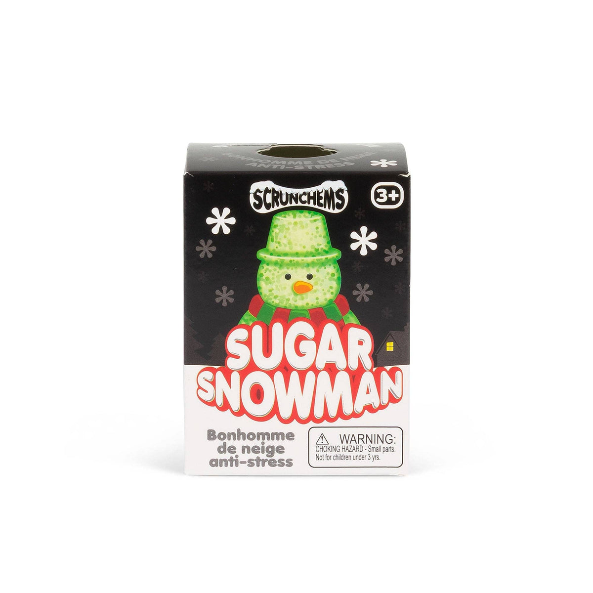 Scrunchems Sugar Snowman Squishy Fidget Toy (1pc) Color Ships Assorted